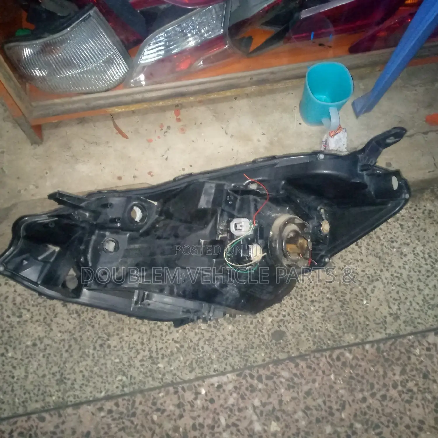 Headlamp Toyota Vitz 2017/New Model Non Xenon Black Shade269
