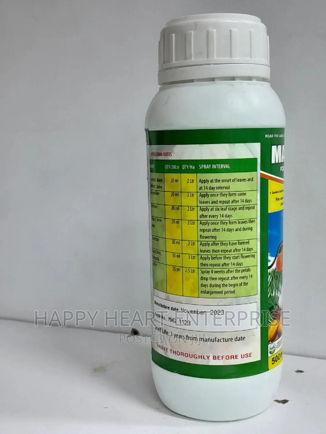 Maxigrow Foliar Fertiliser 500ml