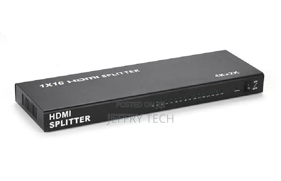 16 Port HDMI Splitter 1 in 16 Way Output Display Audio Video
