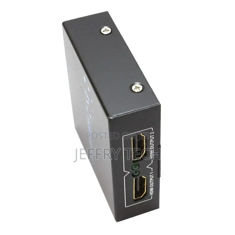 2 Port HDMI Y Splitter 1 in 2 Way Output Mirror Display Audi