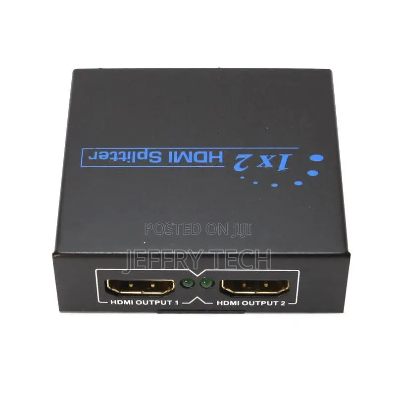 2 Port HDMI Y Splitter 1 in 2 Way Output Mirror Display Audi