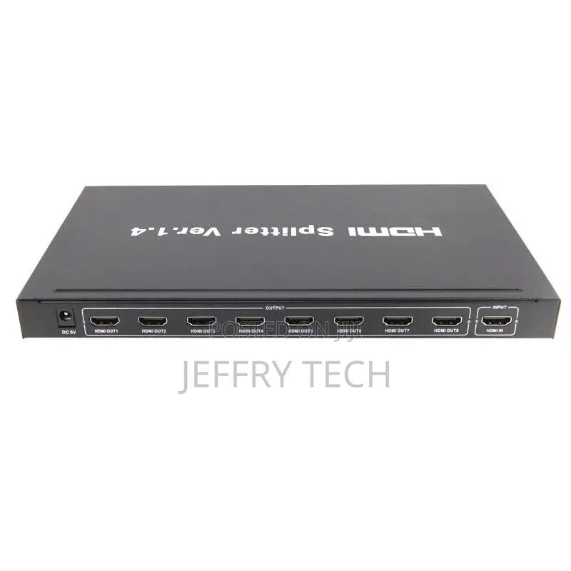 8 Port HDMI Y Splitter 1 in 8 Way Output Mirror Display Audi
