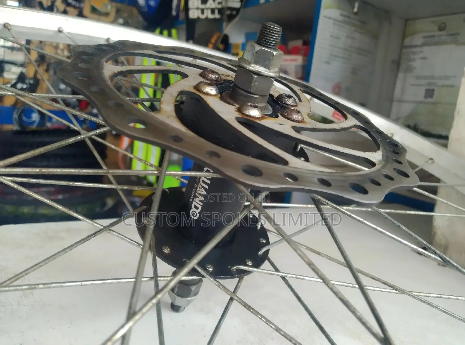 Ex UK Quando Disk Hub Aluminium Rims