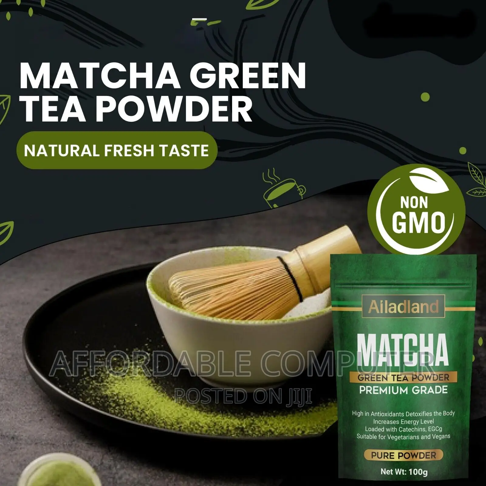 Organic Matcha Green Tea Powder Japanese