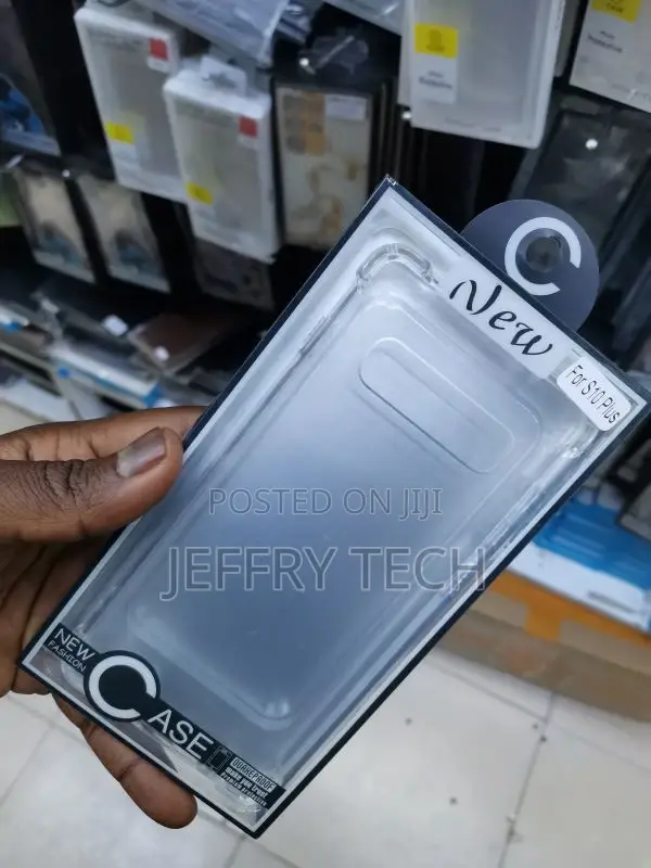 Samsung Galaxy S10 Plus Clear Shock Resistant Armor Cover