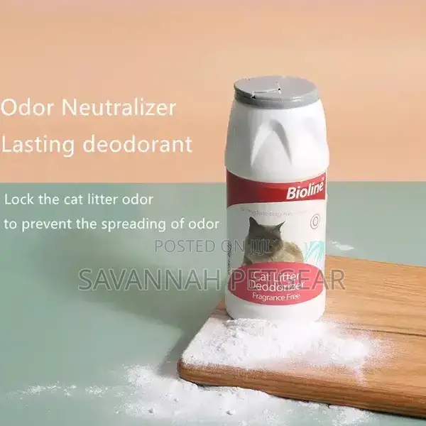 Bioline Cat Litter Deodorizer, Fragrant-Free - 0.425 Kg