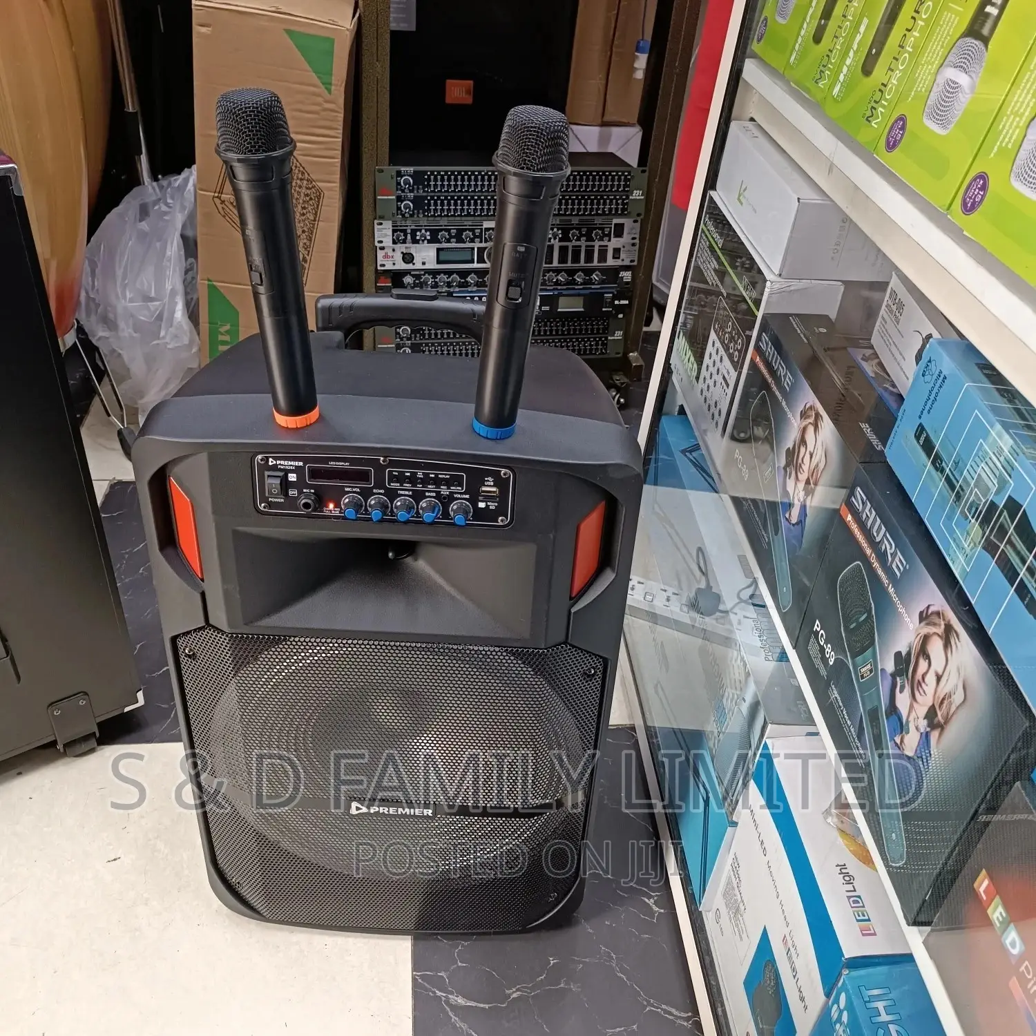 Premier England 15 Inch Portable Speaker