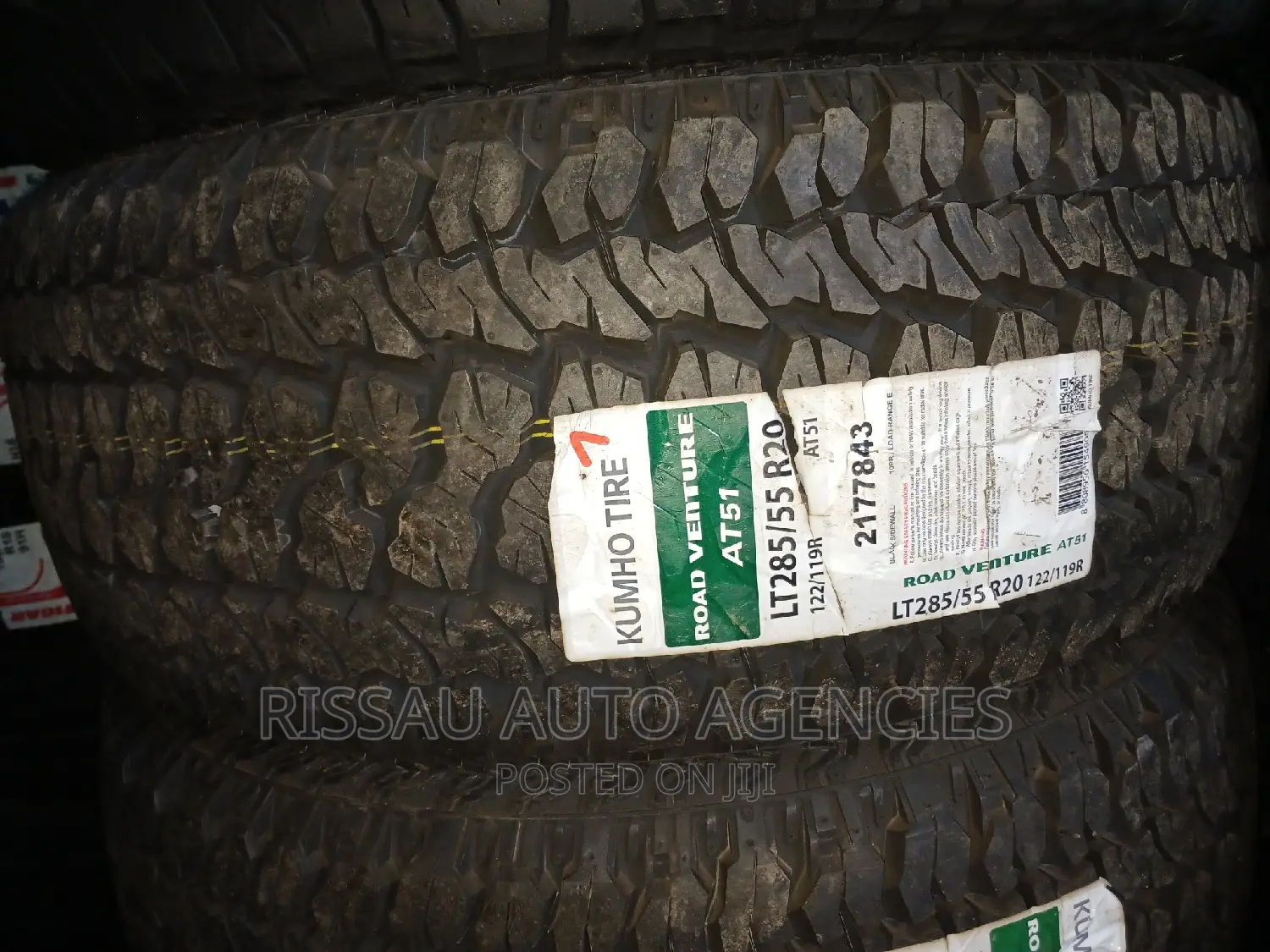 285/55 R 20 Kumho Tyres Made in Korea