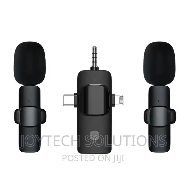 Universal Wireless Lapel Microphone. Type C, iPhone, Aux Jac