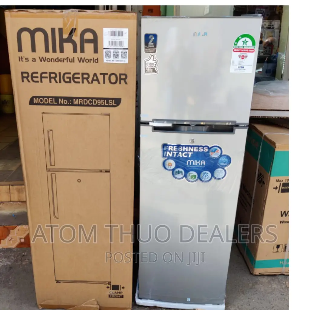 Mika 168 Litres MRDCD95LSL Double Door Refrigerator 