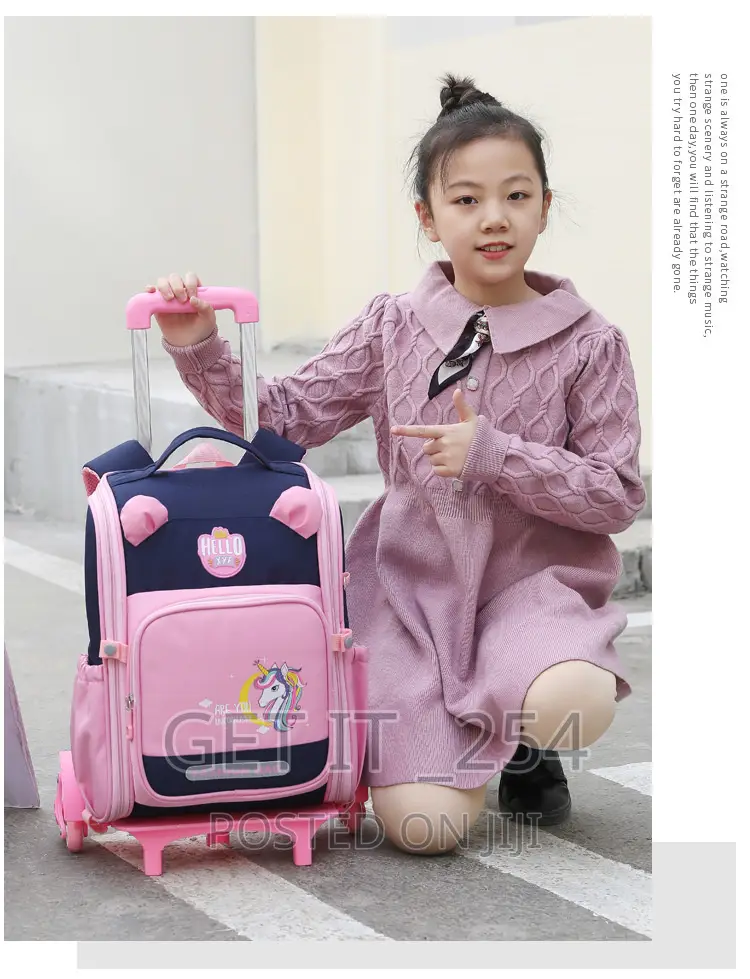 Rolling Trolley School Bag* High Capacity School Bag