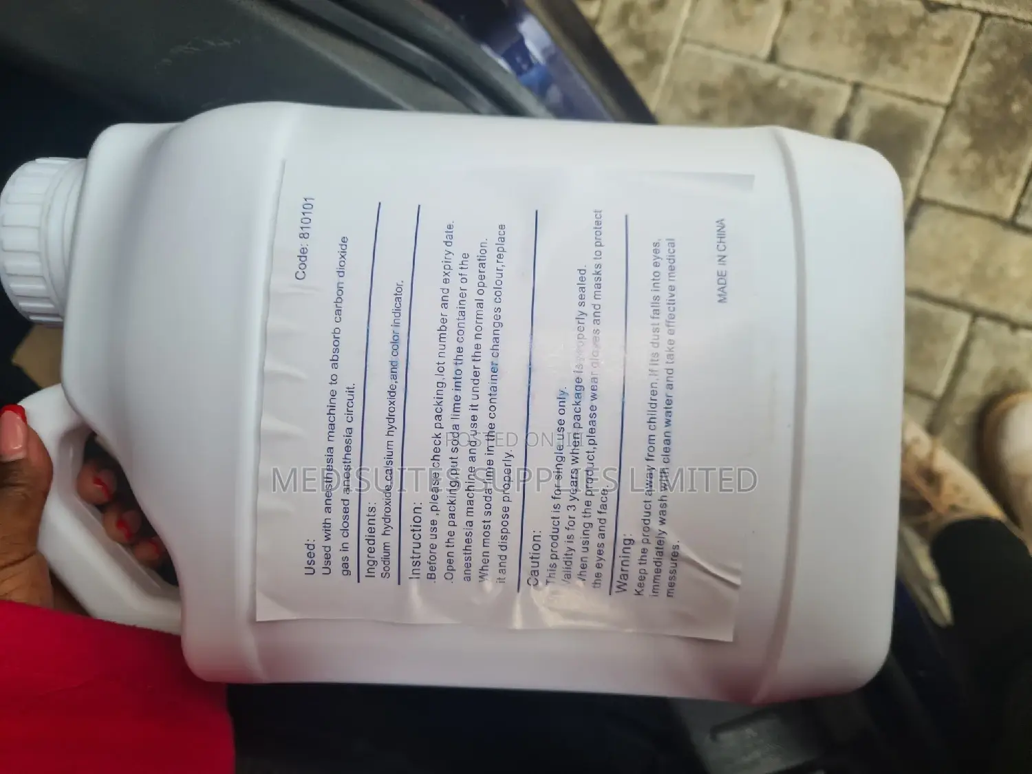 Sodalime for Anaesthesia Machine