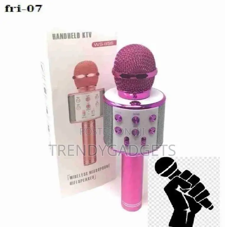 Wireless Speaker Karaoke Portable Microphone for Kids