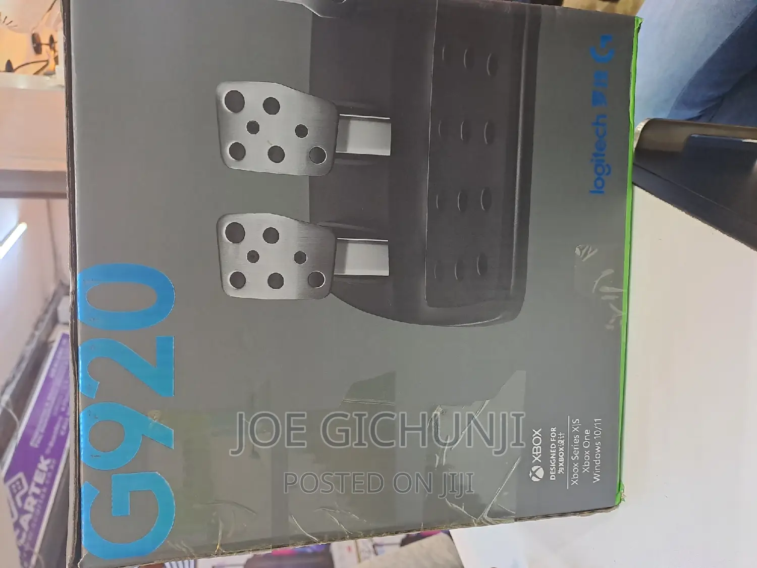Logitech G920 Steering Wheel And Pedals For Xbox And PC