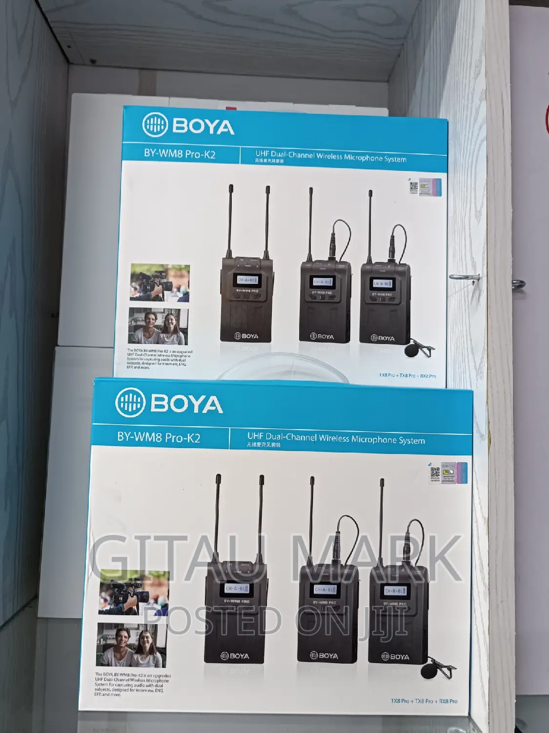 Boya by-Wm8 Pro- Dual Wireless Microphone