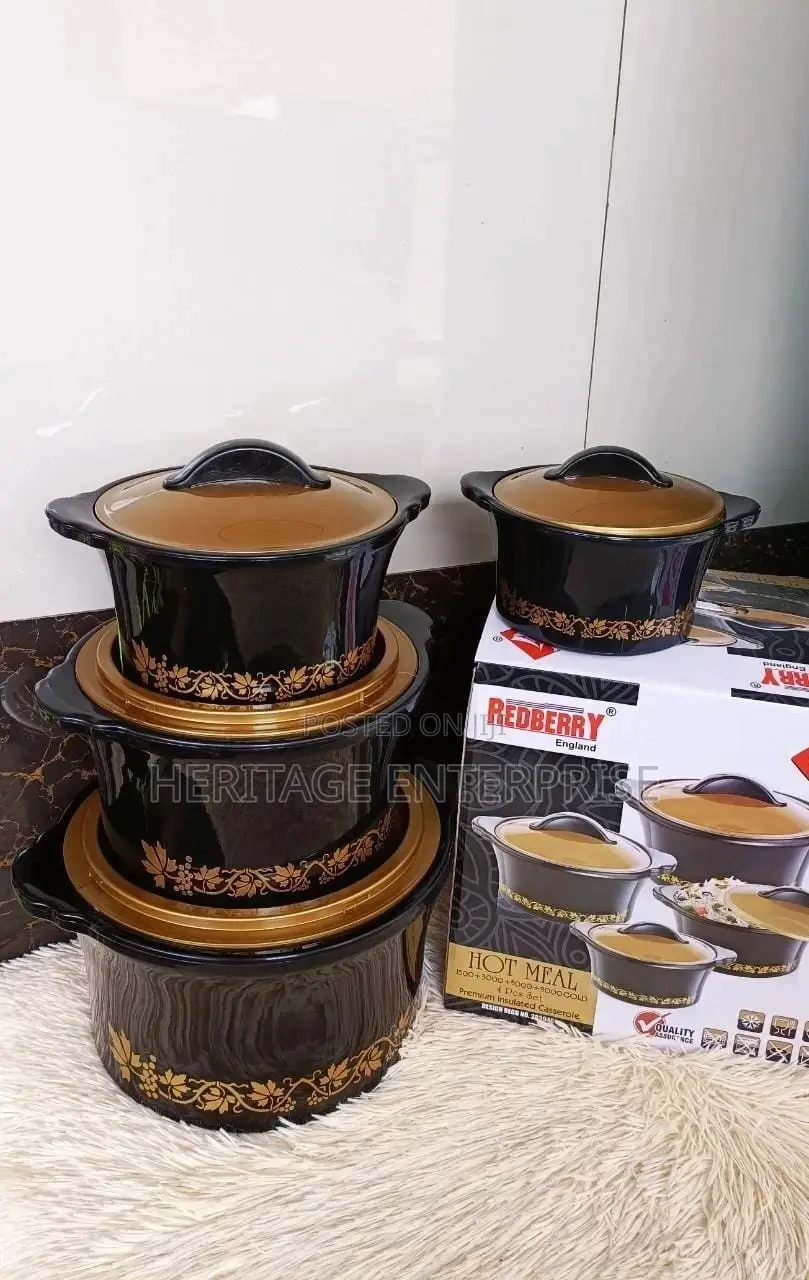 4pcs Redberry Quality Kitchen Hotpots .