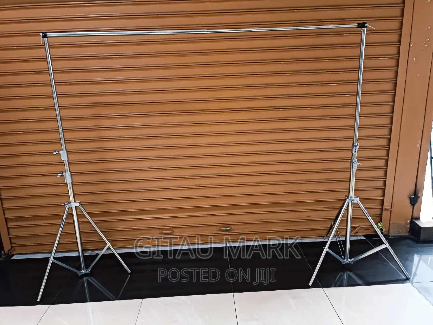 Backdrop Stand Silver 2.8m High and 3m Wide