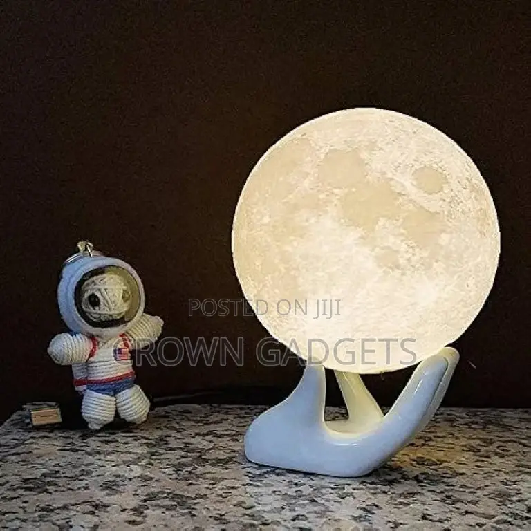 Dimmable LED Moon Light 3D Printing