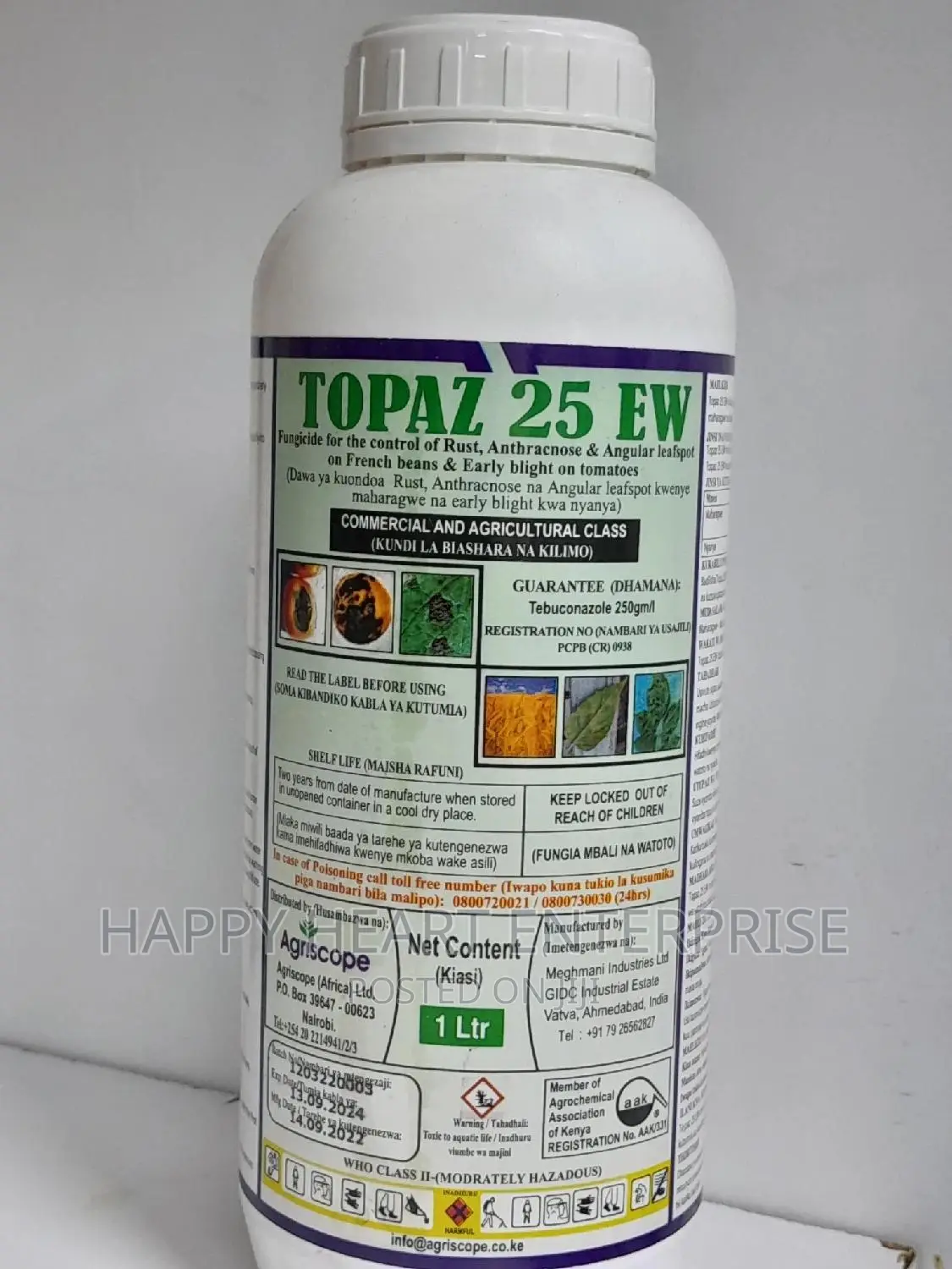 Topaz 25ew Fungicide 1litre