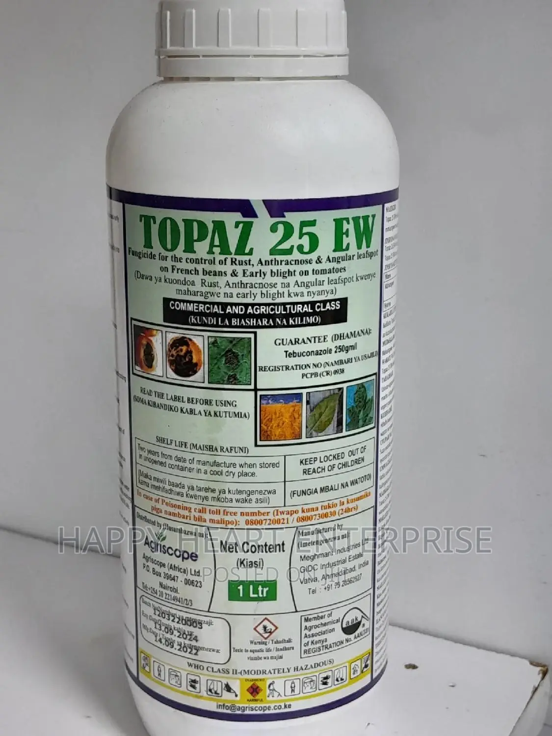 Topaz 25ew Fungicide 1litre