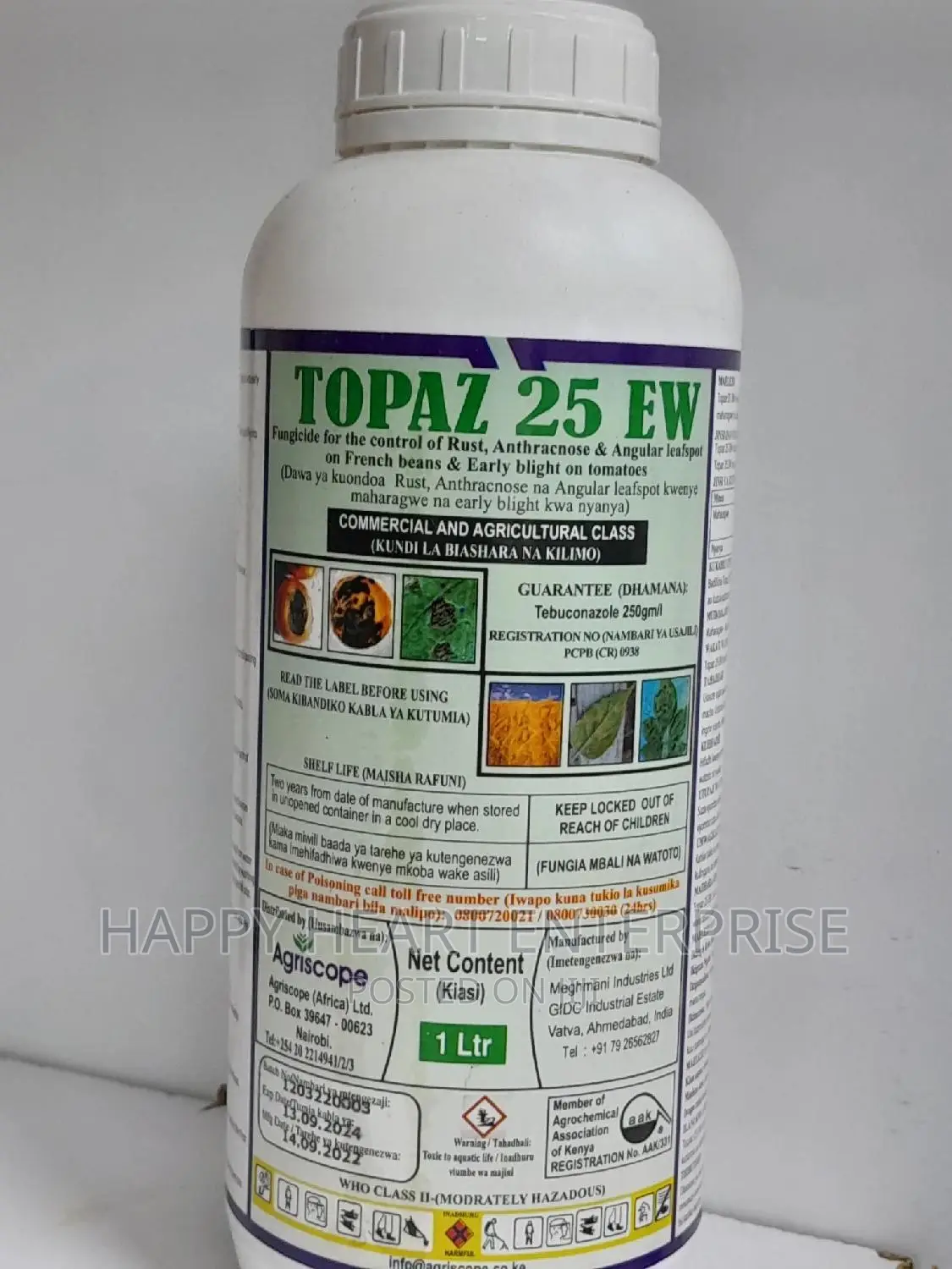 Topaz 25ew Fungicide 1litre