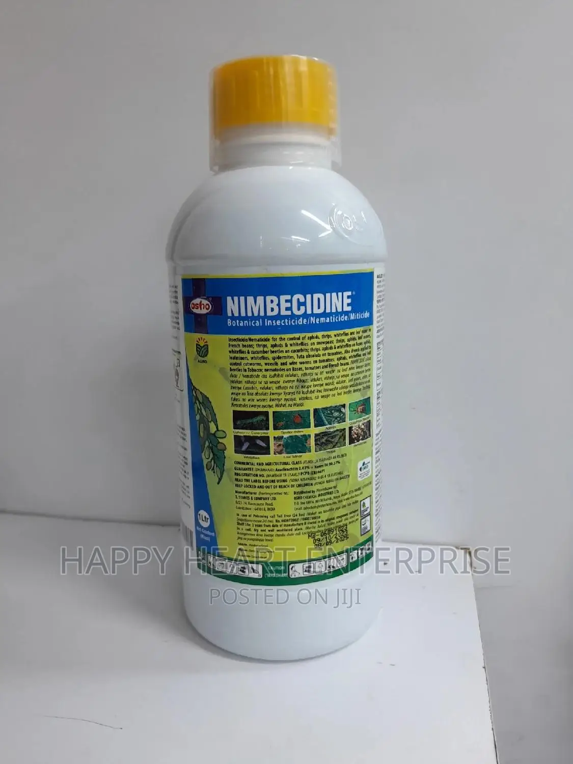 Nimbecidine Organic Insecticide/Miticide/Nematicide 1litre