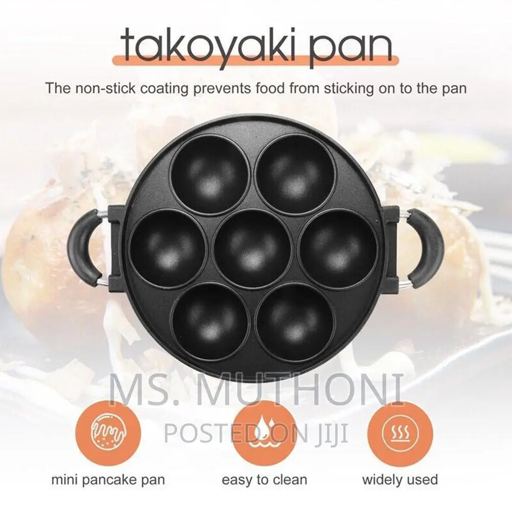 High Quality Non-Stick Induction Heavy Vitumbua 7 Slot