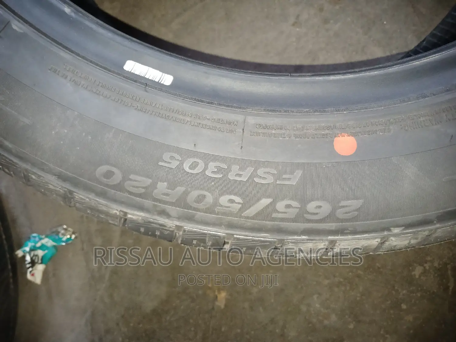 265/50 R 20 Fortune Tyre Made in Thailand.