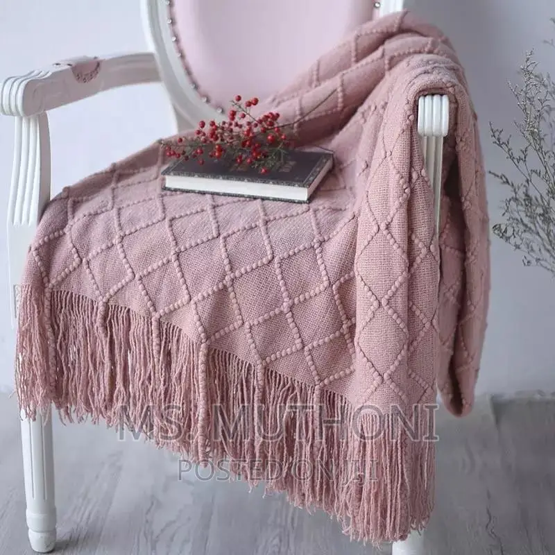 Luxurious Tassel Throw Blankets