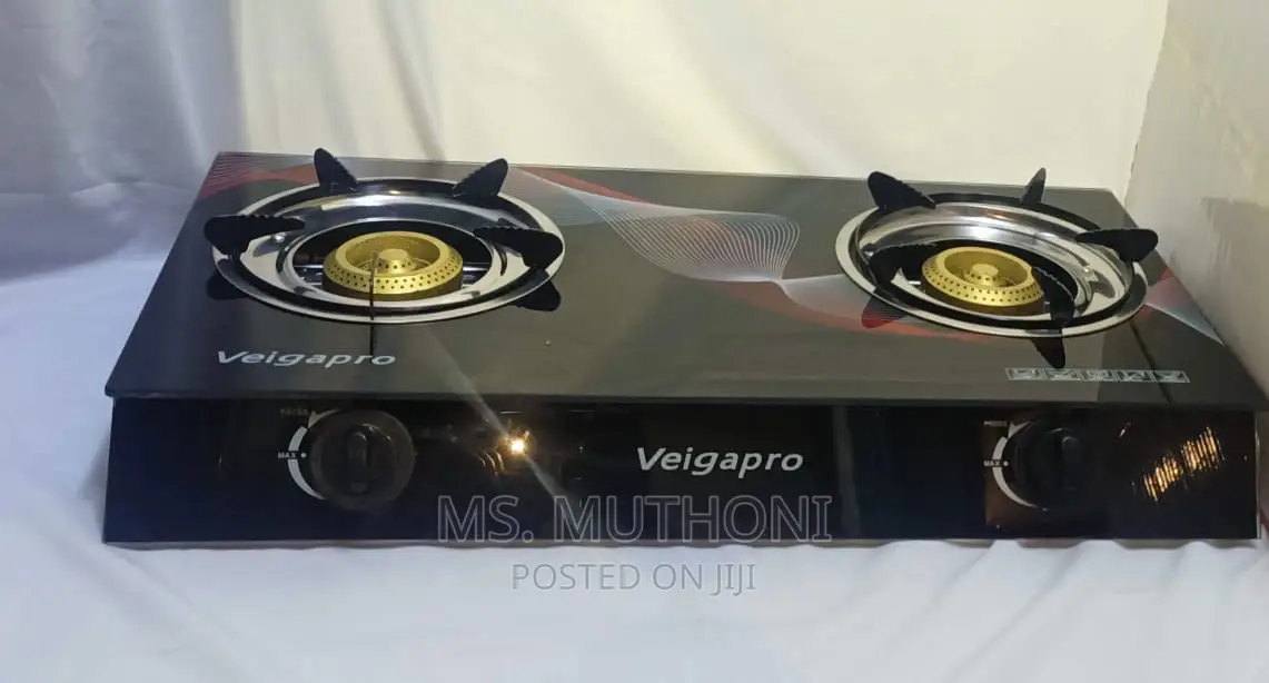 Veigapro Glass Top 2 Burner Cooker
