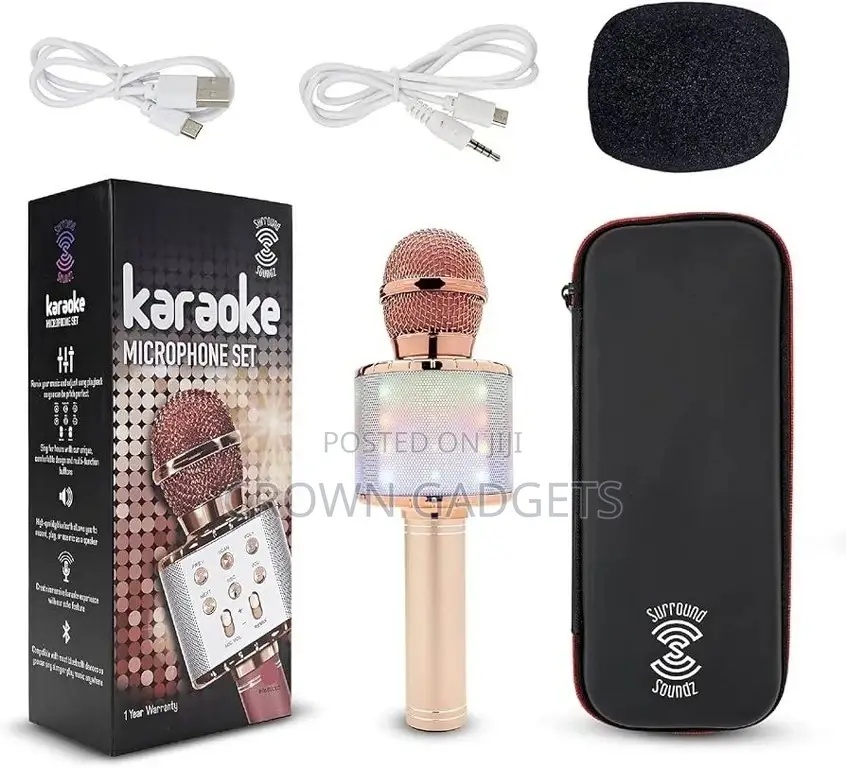 WS858 Wireless Karaoke Microphone Portable