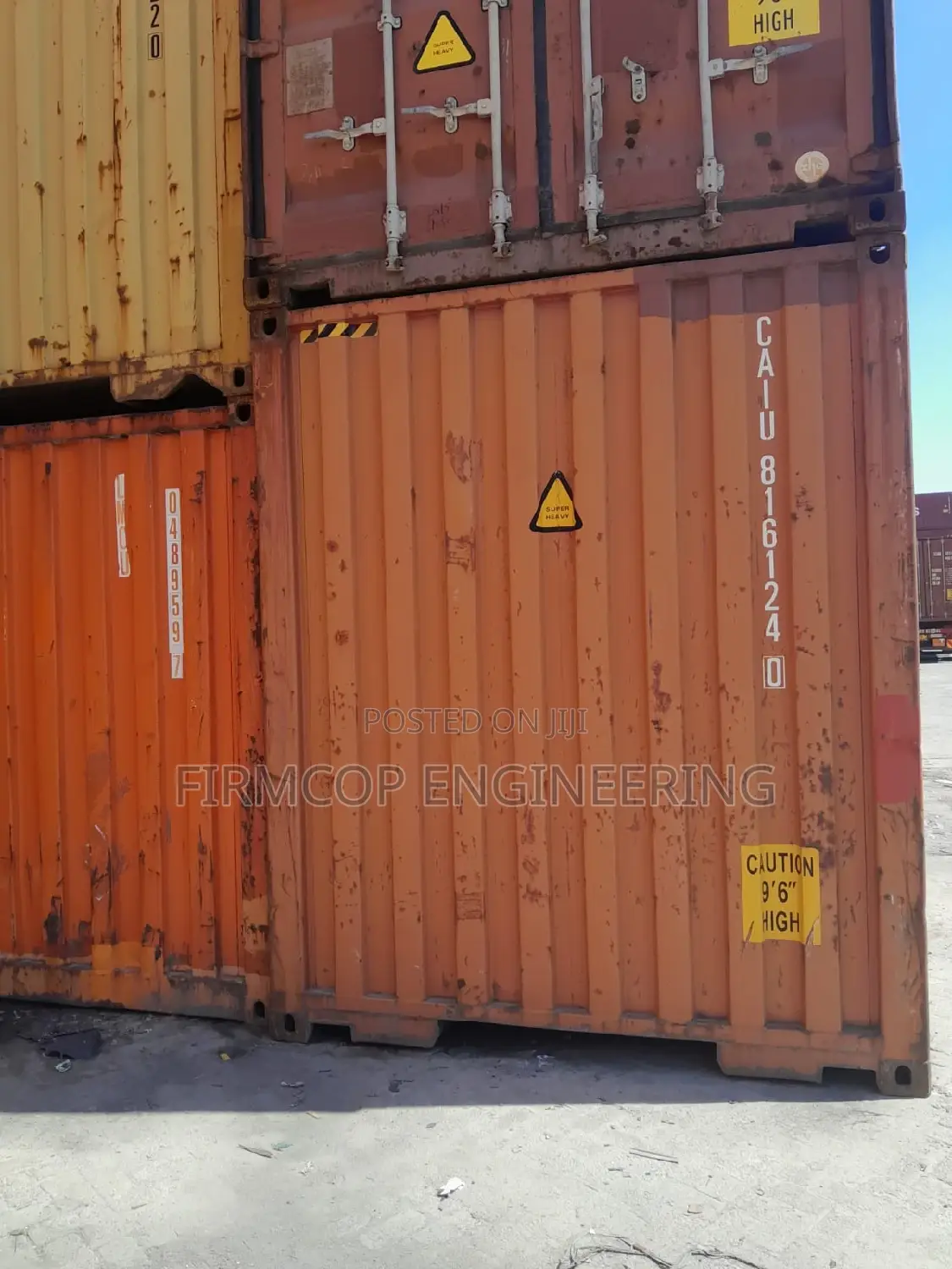 Empty Containers Available for Sale