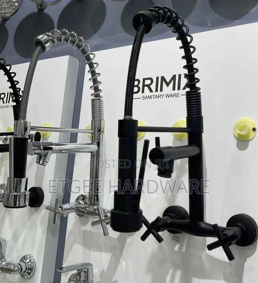 Brimix Flexible Wall Mixer Black
