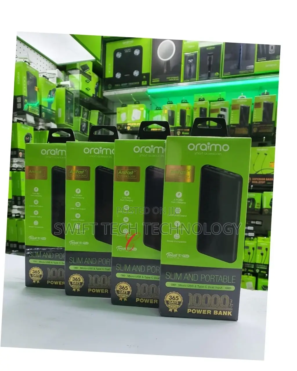Power Bank Oraimo 10,000, Amh Oraimo Power Bank