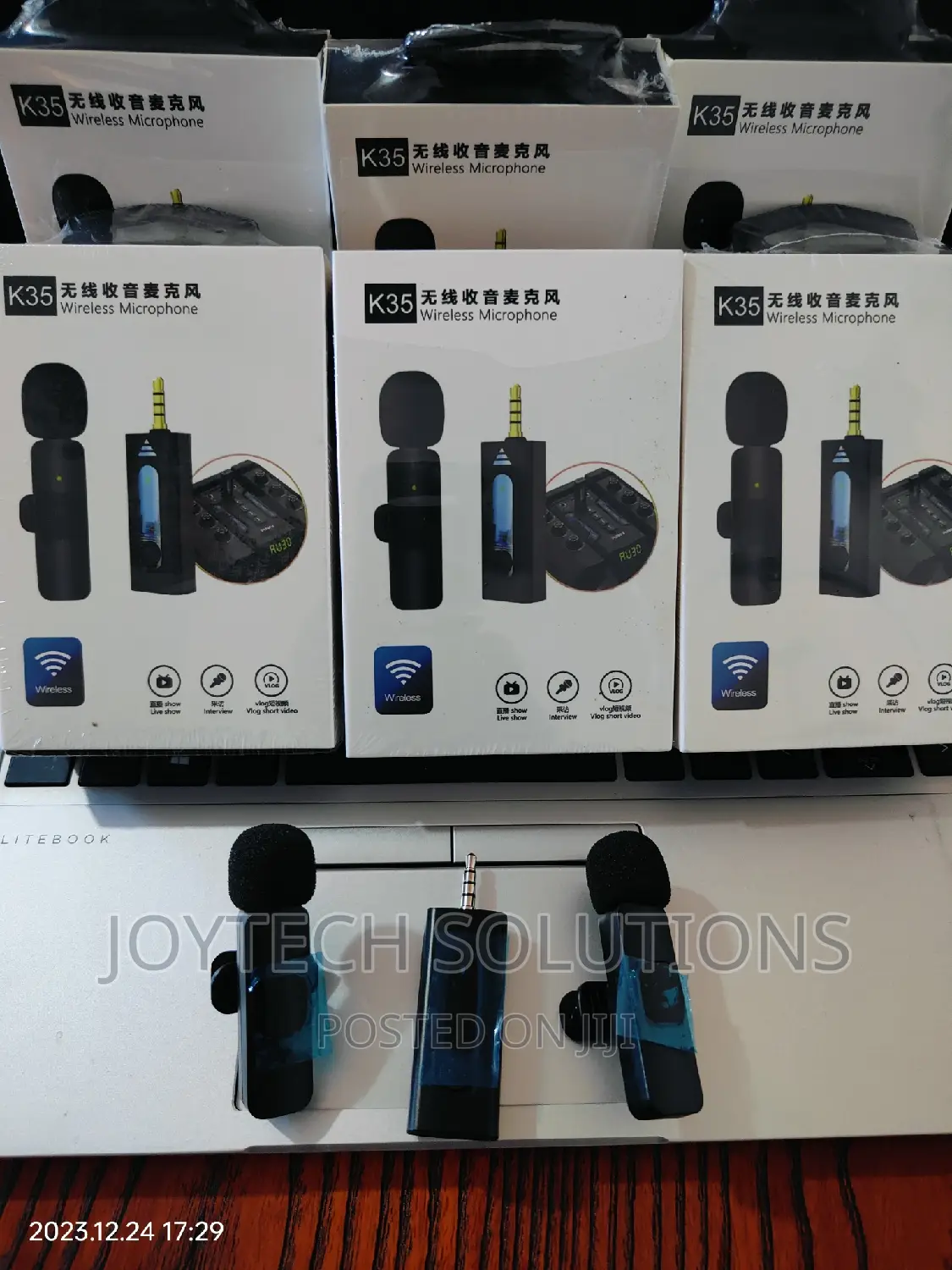 Pro 3.5mm Jack Wireless Lavalier Microphone