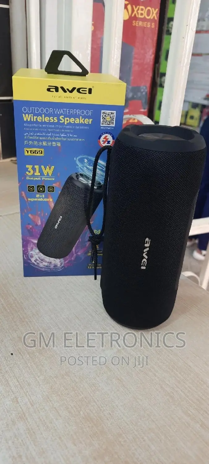 31 Watts Bluetooth Portable Speaker .