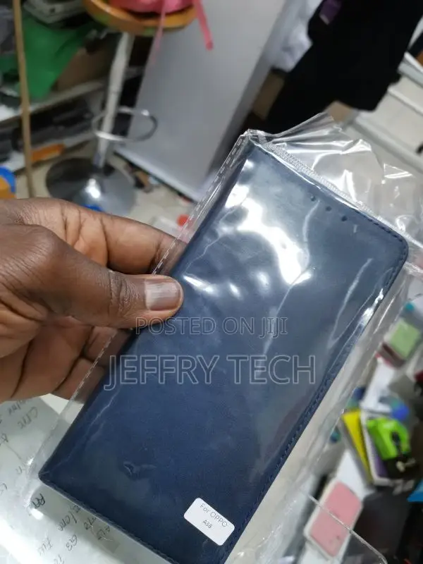 Oppo A18 5G Flip Cover | Leather Finish | Inside Pockets S