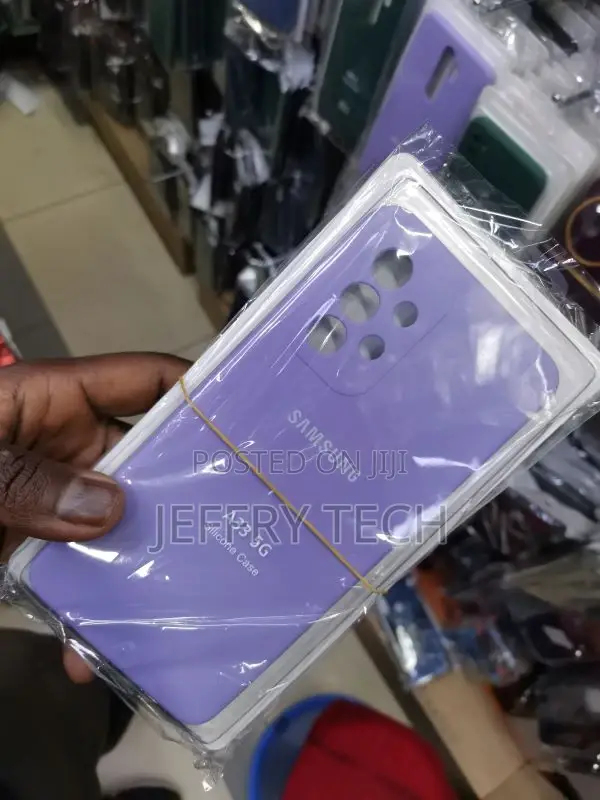 Dark Purple Liquid Silicone Cover for Samsung Galaxy A33 5G
