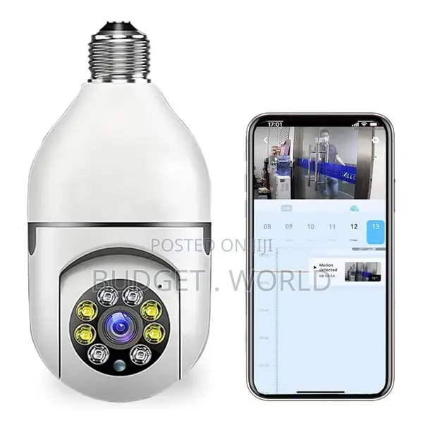 New 1080p Wireless Wifi Light Bulb Camera for Home Security