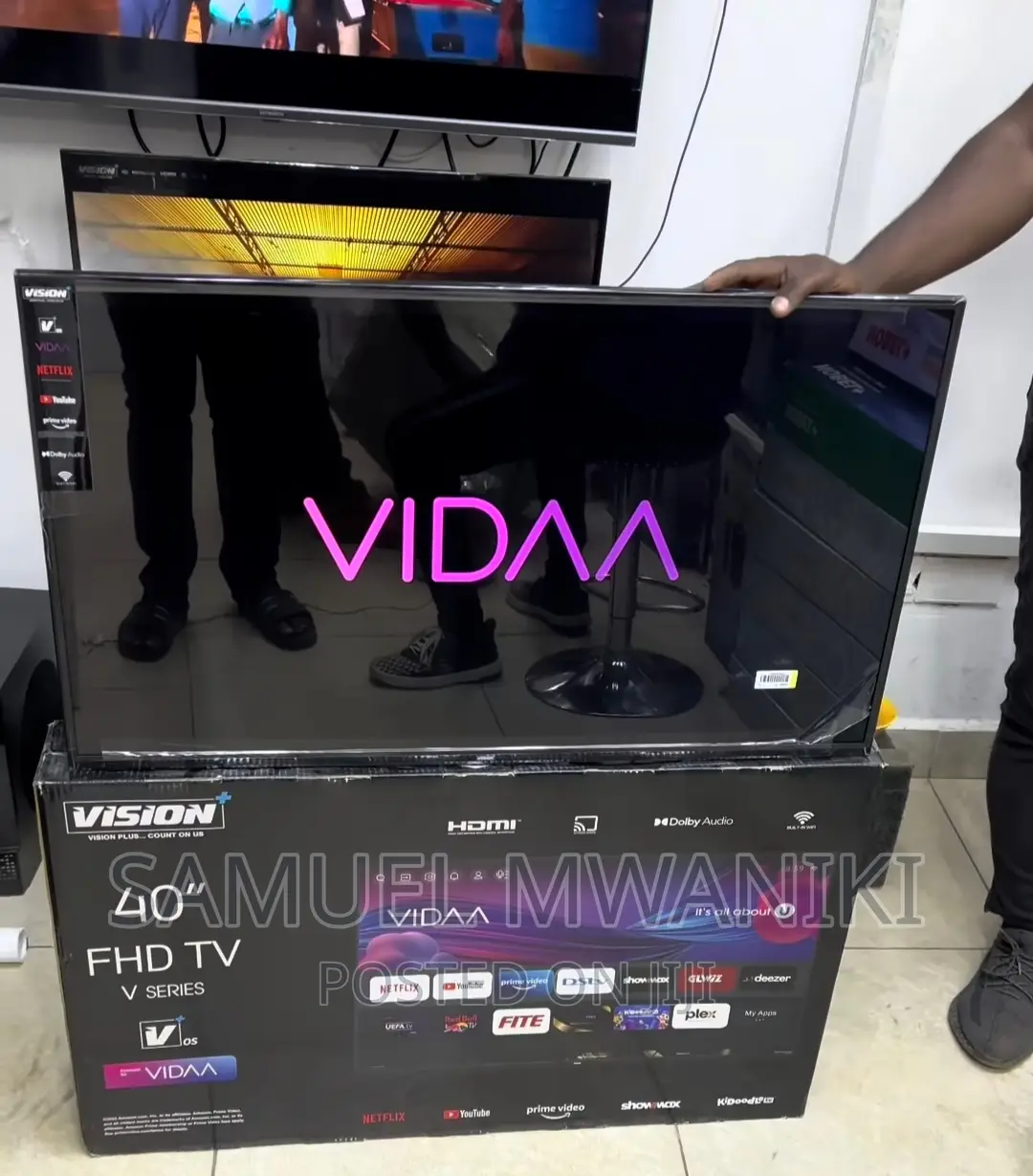 Vision Plus 40'' Frameless FHD Smart TV 2023 Latest Model