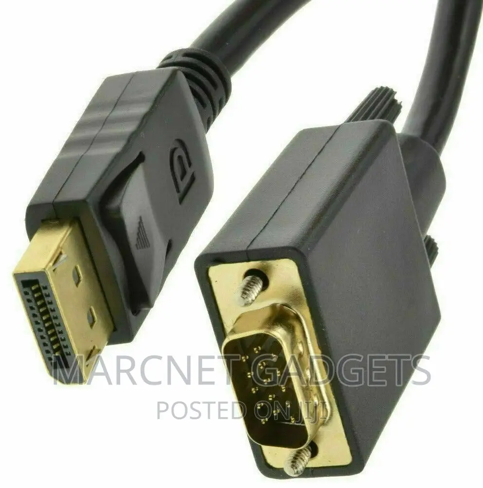 Display Port DP Male to VGA Adapter Converter Cable TV HDTV