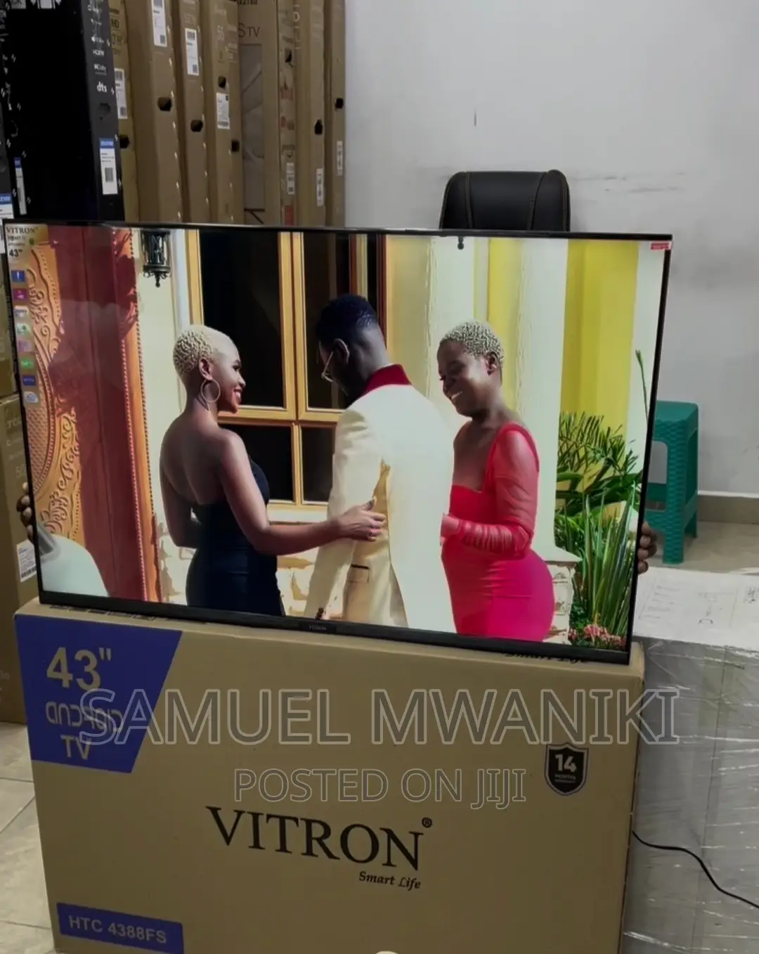 Vitron 43" FHD Frameless Smart Android TV Inbuilt Decoder