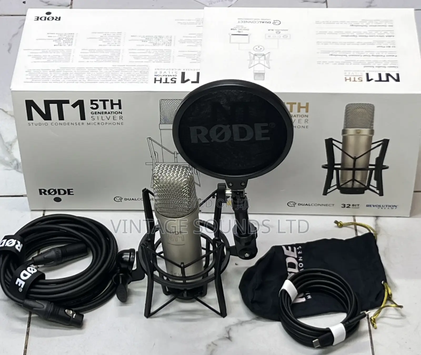 RODE NT1 5th Gen Cardioid Condenser XLR/USB Microphone