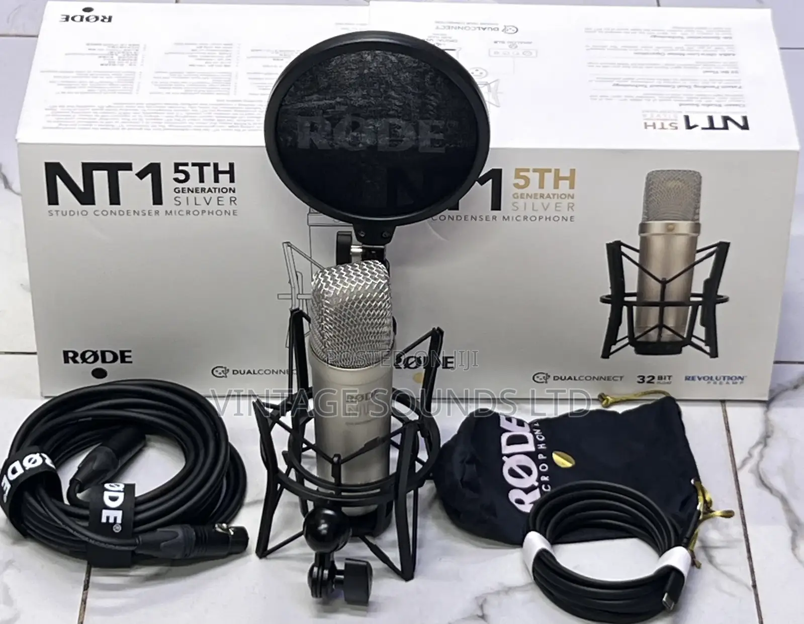 RODE NT1 5th Gen Cardioid Condenser XLR/USB Microphone