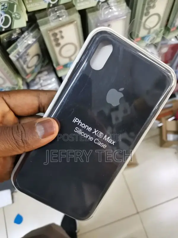 iPhone XS Max Soft TPU Phone Case - Black