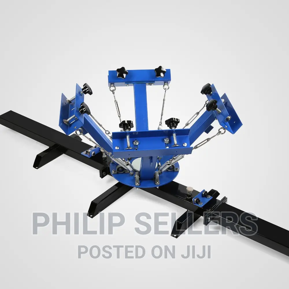 Brand New 4 Color 4 Station Screen Printing Machine