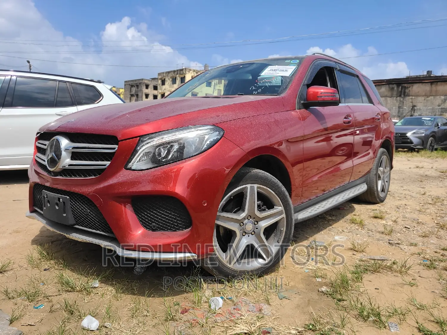 Mercedes-Benz GLE-Class GLE 350d 4MATIC 2016 Red