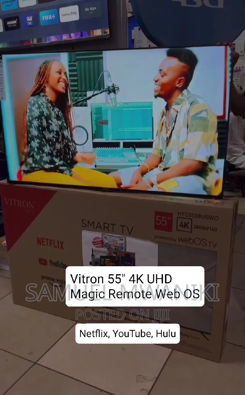 Vitron 55" Frameless Webos Smart Tv With Magic Remote 2023