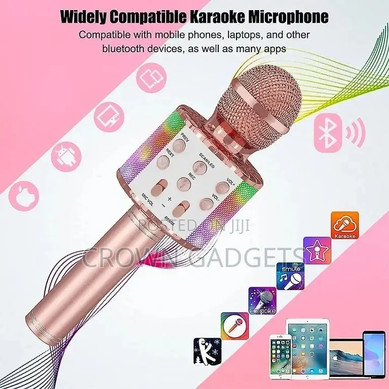 Wireless Karaoke Microphone, Kids Karaoke Microphone