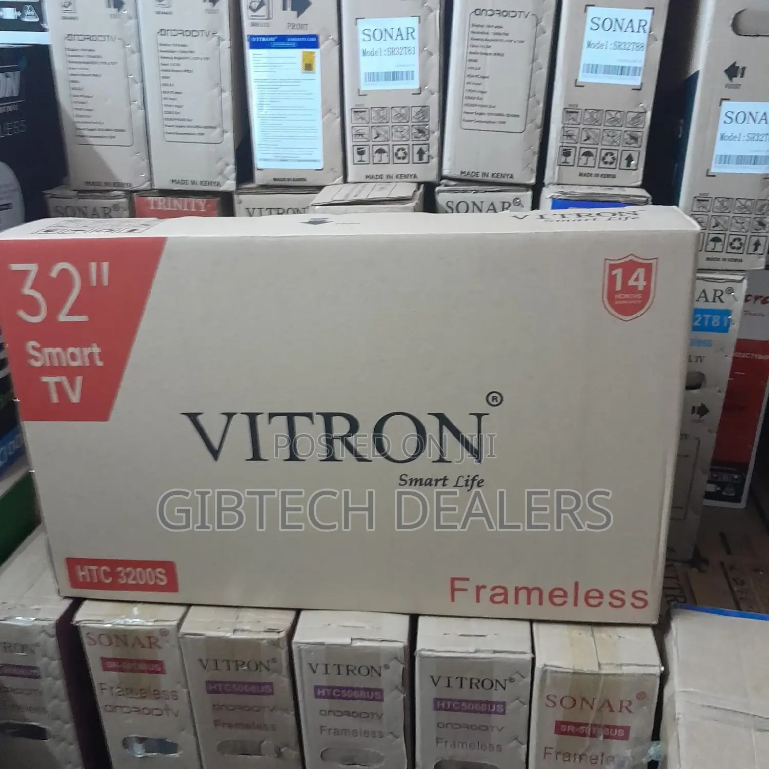 Vitron 32 Inch Smart Android Frameless TV
